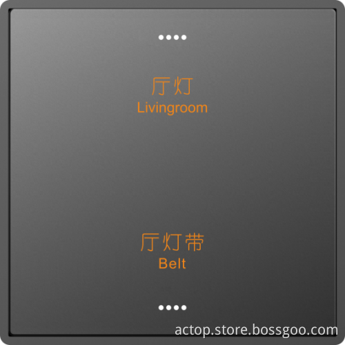 hotel customized metal wall tact touch switch
